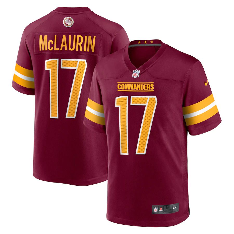 Men Washington Commanders #17 Terry McLaurin Nike Burgundy Game NFL Jersey->washington commanders->NFL Jersey